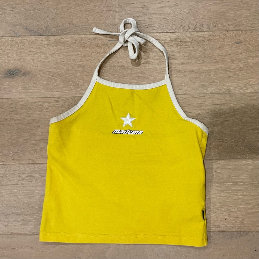 Converse x MadeMe Collab Yellow Halter Top